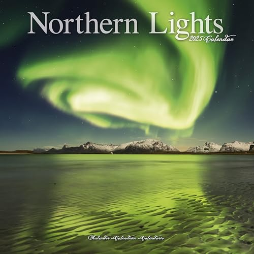 Northern Lights - Faszinierendes Nordlicht - Aurora Borealis 2025: Original Avonside-Kalender [Mehrsprachig] [Kalender] (Wall-Kalender)