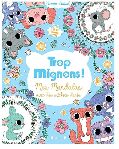 Trop mignons ! - Mes mandalas avec des stickers dorés
