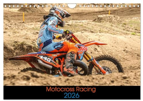 Motocross Racing 2026 (Wandkalender 2026 DIN A4 quer), CALVENDO Monatskalender: Actionreiche Fotos aus dem MX-Sport (CALVENDO Sport)