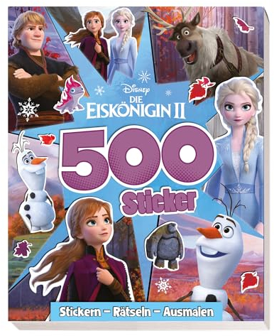 Panini Disney Die Eiskönigin 2: 500 Sticker - Rätseln - Ausmalen: Activityblock mit 500 Stickern