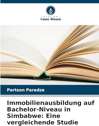 Immobilienausbildung auf Bachelor-Niveau in Simbabwe: Eine vergleichende Studie