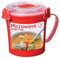 9X Sistema Microwave Soup Mug - 656 ml, Red/Clear