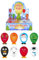 Henbrandt 4 x verschiedene Weihnachten Ballon Köpfe ~ jede Packung containsstickers, Fuß& Luftballons