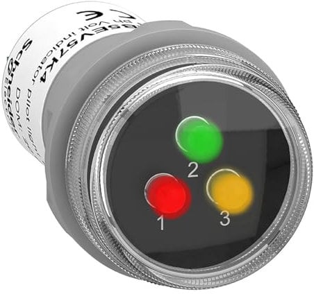 Schneider Electric Leuchtmelder Harmony XB5 400V Grün, Rot, Gelb, Ausschnitt-Ø 30mm LED Tafelmontage IP 67