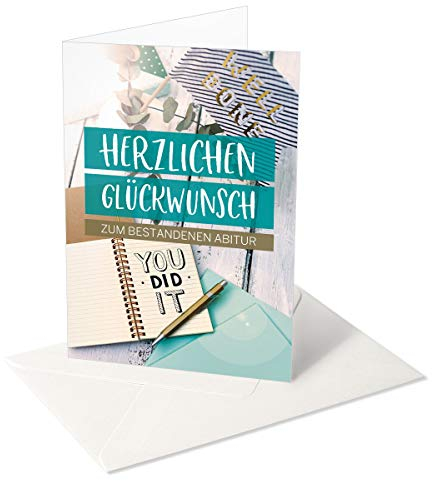 Ich 01-542 wünsch Dir was/Grußkarte/Glückwunschkarte zum Abitur/Heft
