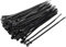 sourcing map Mount Head Cable Zip Ties 6 Inch Screw Hole Nylon Wire Strap Black 50pcs