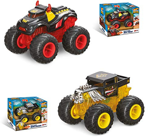 Mondo Motors 51227 Hot Wheels Monster Trucks Beatz Mode mit Licht- und Soundeffekten und Hecklader für Kinder, 24 x 11 x 5 cm, Spielzeug ab 3 bis 8 Jahre, Livrea Hot Wheels