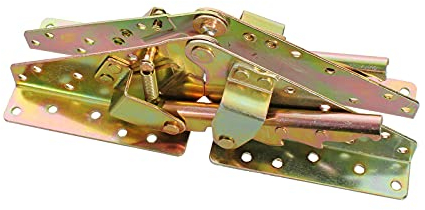 Klappscharniere in 3 Größen auswählbar Paarpreis für Rückenlehne Sofa, Couch, Schlafsofa, uvm. (Metall verzinkt, 260mm)
