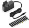HKY Universal 15V DC Power Supply Adapter Charger Transformer 11 Connectors 6.5 * 4.4mm 5.5x2.5mm 3.5 * 1.35mm for ZVOX AV157 Speaker Luma 350 Projector TP-Link Deco BE95 Bowers & Wilkins T7 Speaker