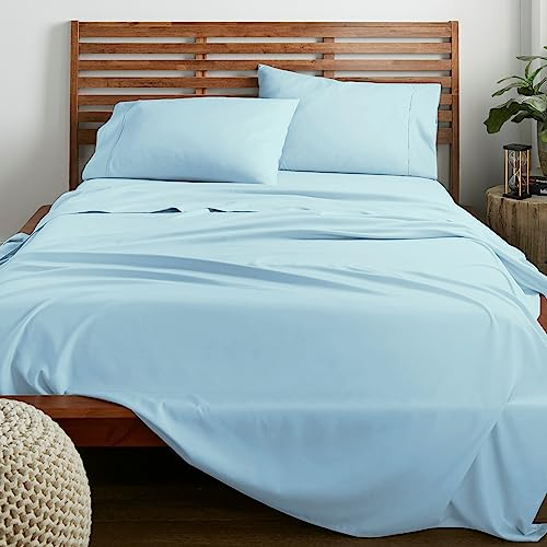 American Home Collection Queen-Bettwäsche-Set, 4-teilig, Queen-Size, Ultraweiche Mikrofaser, Atmungsaktiv, Knitter- und Lichtbeständig, Pflegeleicht
