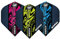 WINMAU Mega Standard Flüssig Dartpfeil Flüge Set, 3 Sets pro Packung (insgesamt 9 Flights)