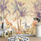 TANYANG Benutzerdefinierte Tapete Wandmalereien Dschungel Tiere 3D Cartoon Kinderzimmer Hintergrund Palm Baum Hintergrund Wand Wohnkultur 300Cm(W)×210Cm(H)
