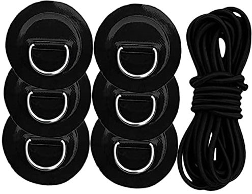 Garneck Kajak Bungee-seil-kit Schwarzes Elastisches Stretch-seil Board-zubehör Aufblasbares Paddleboard Pads Bootszubehör