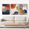 JNAOZI Abstrakte Linie Geometrie Bilder,Abstrakte Botanische Kunst Poster,Interior Home Decor Wall Art,Ohne Rahmen (40 x 60cm*3,Bilder-8)…
