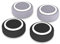 4 Stücke Controller Thumb Stick Griffe Kappen für Asus ROG Ally für Steam Deck, Thumbsticks Joystick Kappe Abdeckung Ersatz für Spiel Handheld-Konsole