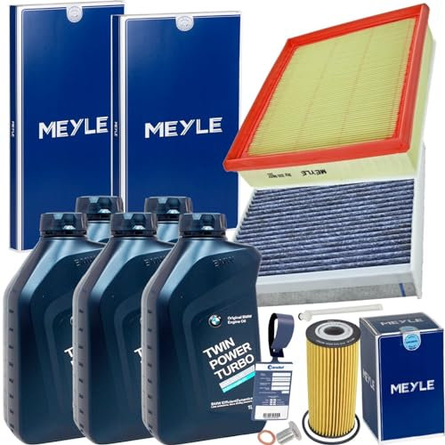 Inspektionspaket + 5W30 Öl passend für 1er F20 21 3er F30 4er F32 F36