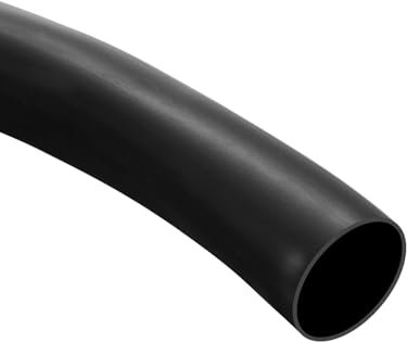 QUARKZMAN Tube PVC Noir pour Faisceau de Câbles, 40mm ID 3 Mètres de Long Tube PVC pour Câble Électrique Manchon pour la Gaine de Câbles et la Protection des Fils
