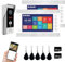 Sistema de intercomunicación de video, cámara de video WiFi con monitor de 7 pulgadas, timbre con cable 1080P, soporta entrada de tarjeta deslizante y detección de movimiento, audio bidireccional, 2
