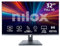 Nilox NXM32FHD11 Monitor Gaming FullHD 32 Pollici, Frequenza 75Hz, Tempo di Risposta 5ms, Ingressi HDMI e VGA, Monitor PC con Retroilluminazione LED e Angolo di Visione 178°