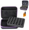 Vueinrg Boite Huile Essentielle 30 Trous ImperméAble Boite Rangement Huiles Essentielles Violet AromathéRapie BoîTe de Stockage pour Le Stockage à La Maison et Les Voyages