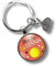 Porte-clés « J'peux pas, j'ai tennis» avec cabochon et breloque balle – cadeau idéal pour tennisman - création