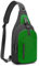 Leichte Brusttasche Sling Schulter Rucksäcke, Brusttasche Herren mit Verstellbarem Schultergurt, Umhängetasche Crossbody Bag Backpack für Outdoorsport, Radfahren, Hundewandern (Grasgrün)