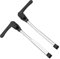 Asta di Supporto per Finestra Camper, Guarnizione di Chiusura Automatica Telescopica in Lega di Alluminio, 230 Mm, per Yacht, Roulotte