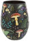 Something Different Wholesale Dark Forest Print Stemless Wine Glass: Celestial Wonderland Design - Whimsical Toadstools and Luna Moths - Unique and Distinctive Home Décor Piece