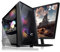 STGsivir Gaming PC Bundle, Gaming Computer Desktop, Intel Core i7 up to 3.9GHz, AMD RX 580 8GB, 16GB RAM, 1TB SSD, 600M WiFi, BT 5.0, Windows 10, 24 Monitor
