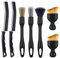 GOLDEROC Auto Reinigung Pinsel Set, 7 Stück Auto Detailing Pinsel, Auto Innenraum Reiniger Bürste Set, Auto-Fugenreinigungsbürste, Detailingbürste, Staubpinsel Auto, Felgenbürste, Reifenbürste