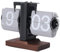 Zunate Flip Tischuhr, Retro Flip Tischuhr, Mechanisches Retro Design, 12 Stunden Automatische Flip Tisch Digitalanzeige, Batteriebetriebene Flip Down Uhr (Schwarzer Rahmen, graue Seiten)