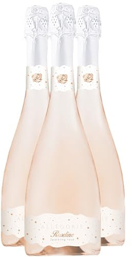 Allégorie Sparkling Rosé Extra-Brut - Rosé - Roseline - Vin de France - Vin Rosé (3x75cl) Effervescent