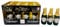 Abtey So French Liqueur Filling In Premium Dark Chocolate 155g - Filled with Authentic French Senior Marc de Champagne Liqueur -12 Mini Liquor Bottles in a Case Gift Box