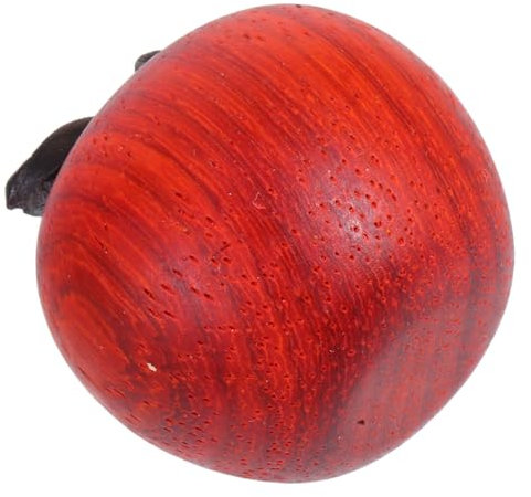 Ciieeo Holzschnitzerei Kleiner Apfel Outdoor-Früchte Desktop-Dekoration heimische Früchte Teppiche Mini Apfel Dekoration Tischdeko Apfel Äpfel Modelle gefälschte Äpfel Rotes Sandelholz