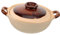 Didiseaon Multi-functional Clay Stew Pot with Double Handles Casserole for Home Cooking Even Heat Distribution Non-stick Surface Easy to Clean and Portable Kitchenware