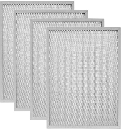 Zorqon 4Pcs Post Filter 16 x 12.5 Replace for 50000293-002, Compatible with Honeywell Air Cleaner 16 X 25 Models F300E F300A F50F F58F