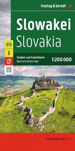 Slovakia Road and Leisure Map: 1:200,000 scale