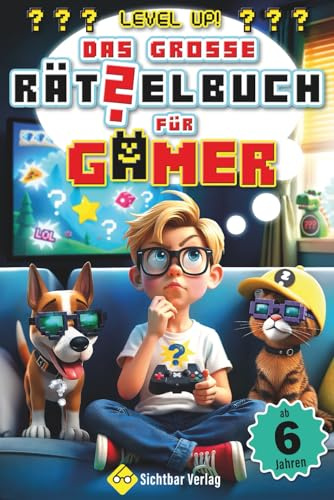 Level Up – das große Rätselbuch für Gamer ab 6 Jahren (Gaming-Bücher für Kids)