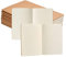 FOCCTS 10 pezzi A5 Kraft Paper Cover Notebooks 38 fogli di 5 spazi vuoti e 5 linee orizzontali per appunti, bozze, disegni (21 * 14 cm)