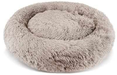 PATAM Hundebett aus Plüsch für Hunde und Katzen, Abnehmbarer Bezug, rutschfest, maschinenwaschbar – Alaska Seil, Large 71 cm