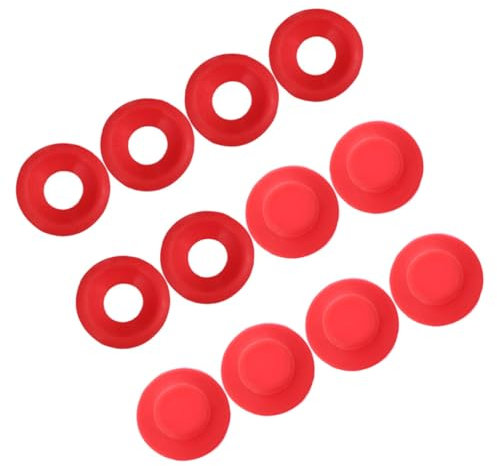 GRIRIW Schaukel Flaschendichtungen Kunststoff Auslaufsicher Für Glasflaschen 12 Stück Bügelverschluss Ersatzscheiben