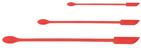 Whltzf Scapplacini in Silicone Multiuso Sticchi Che Agitano A 3 Dimensioni Stirrili Antiaderenti per Miscelazione Liquida Vernice Resina Epossidica Agitatori Silicone Grado Alimentare