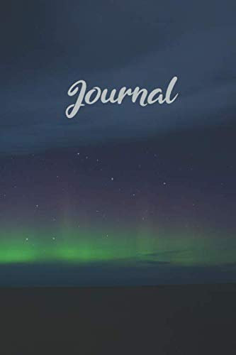 Journal: Nordlichter Sternenhimmel Notizbuch I Bullet Journal I Dot Grip I DIN A5 I 120 Seiten I Tagebuch I Skizzenbuch I Reisebericht I Öko