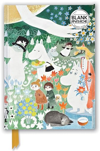 Moomin: Dangerous Journey (Foiled Blank Journal) (Flame Tree Blank Notebooks): Unser hochwertiges Blankbook mit festem, künstlerisch geprägtem Einband (Premium Notizbuch DIN A 5 mit Magnetverschluss)