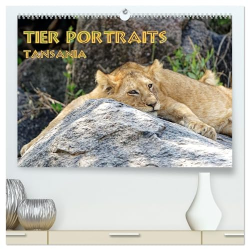 Tier Portraits Tansania (hochwertiger Premium Wandkalender 2026 DIN A2 quer), Kunstdruck in Hochglanz: Die Schönheit und Einzigartigkeit der Tierwelt ... in ausdrucksstarken Bildern (CALVENDO Tiere)