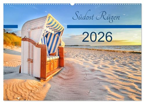 Südost Rügen 2026 (Wandkalender 2026 DIN A2 quer), CALVENDO Monatskalender: Kalender mit farbenfrohen Bildern aus dem Südosten Rügens. (CALVENDO Natur)