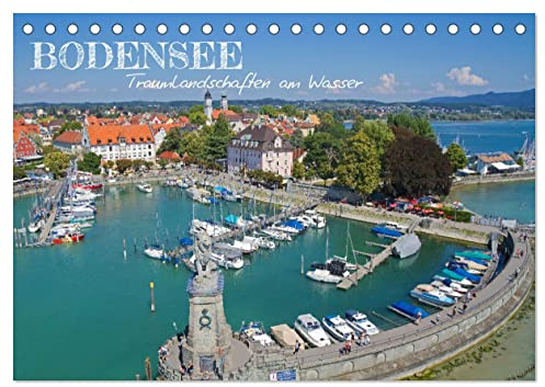 Bodensee - Traumlandschaften am Wasser (Tischkalender 2026 DIN A5 quer), CALVENDO Monatskalender: Traumhafte Landschaften am Bodensee (CALVENDO Orte)