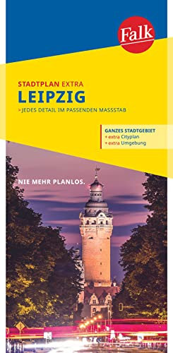 Falk Stadtplan Extra Leipzig 1:22.500: mit Ortsteilen von Markkleeberg, Schkeuditz, Taucha