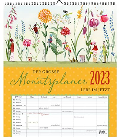 Großer Monatsplaner 2023