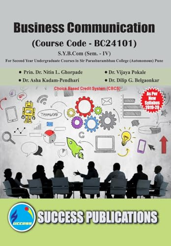 Business Communication(S.Y.B.Com,S.P. College,Sem.-IV)